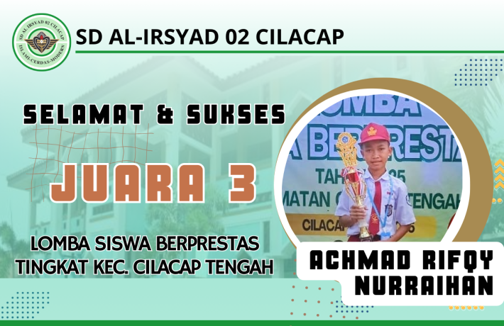 Achmad Rifqy Nurraihan, Peraih Juara 3 Siswa Berprestasi 