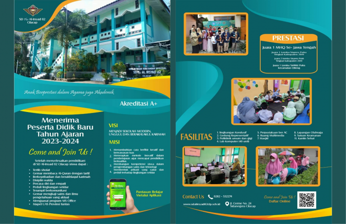 PPDB SD Al Irsyad 02 Cilacap Tahun Pelajaran 2023-2024 Telah Dibuka
