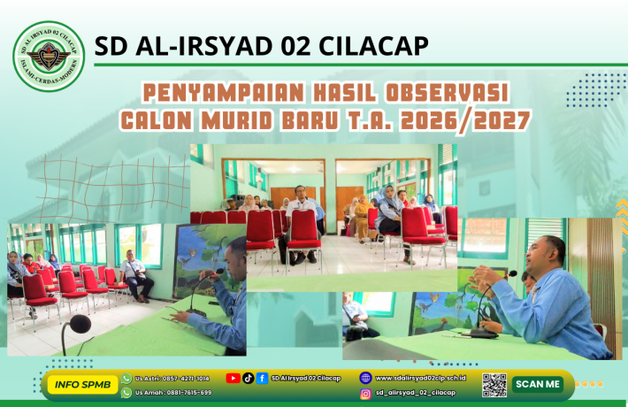 Penyampaian Hasil Observasi Calon Murid Baru 