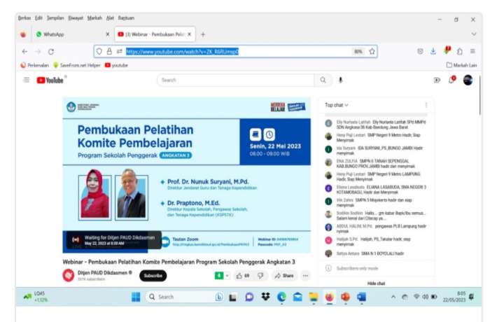Pelatihan Komite Pembelajaran